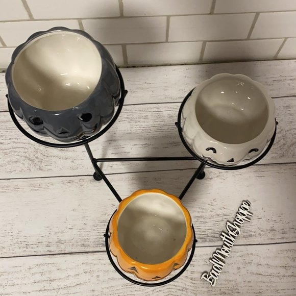 *Joann Place & Time Halloween 15.16in 3-tier Pumpkin Bowl Planter with Stand - Picture 5 of 9